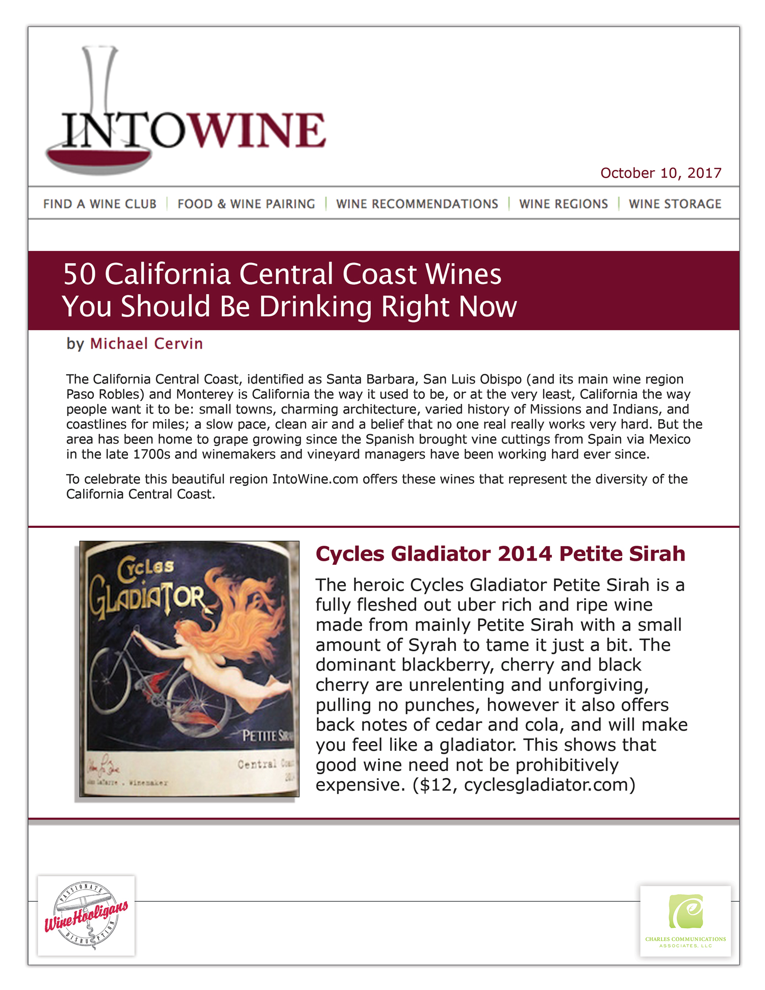Into Wine